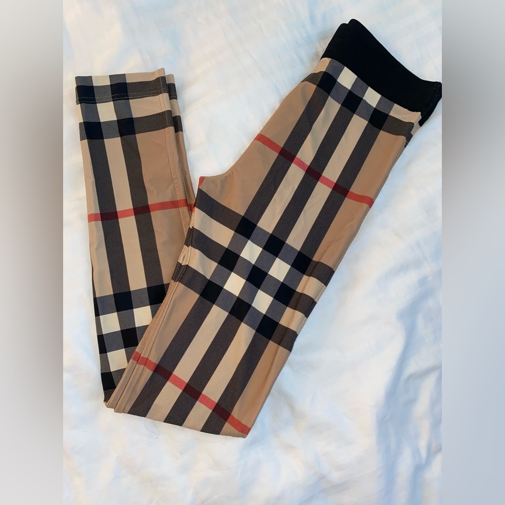 Girls Burberry Leggings
